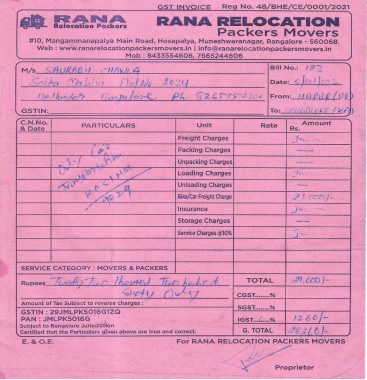 Rana Relocation Packers Movers